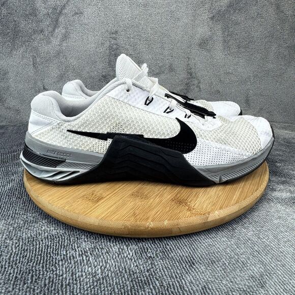 Nike Metcon 7 Shoes Mens Size 13 White Black Training Cross Trainer CZ8281-100 - Picture 2 of 11